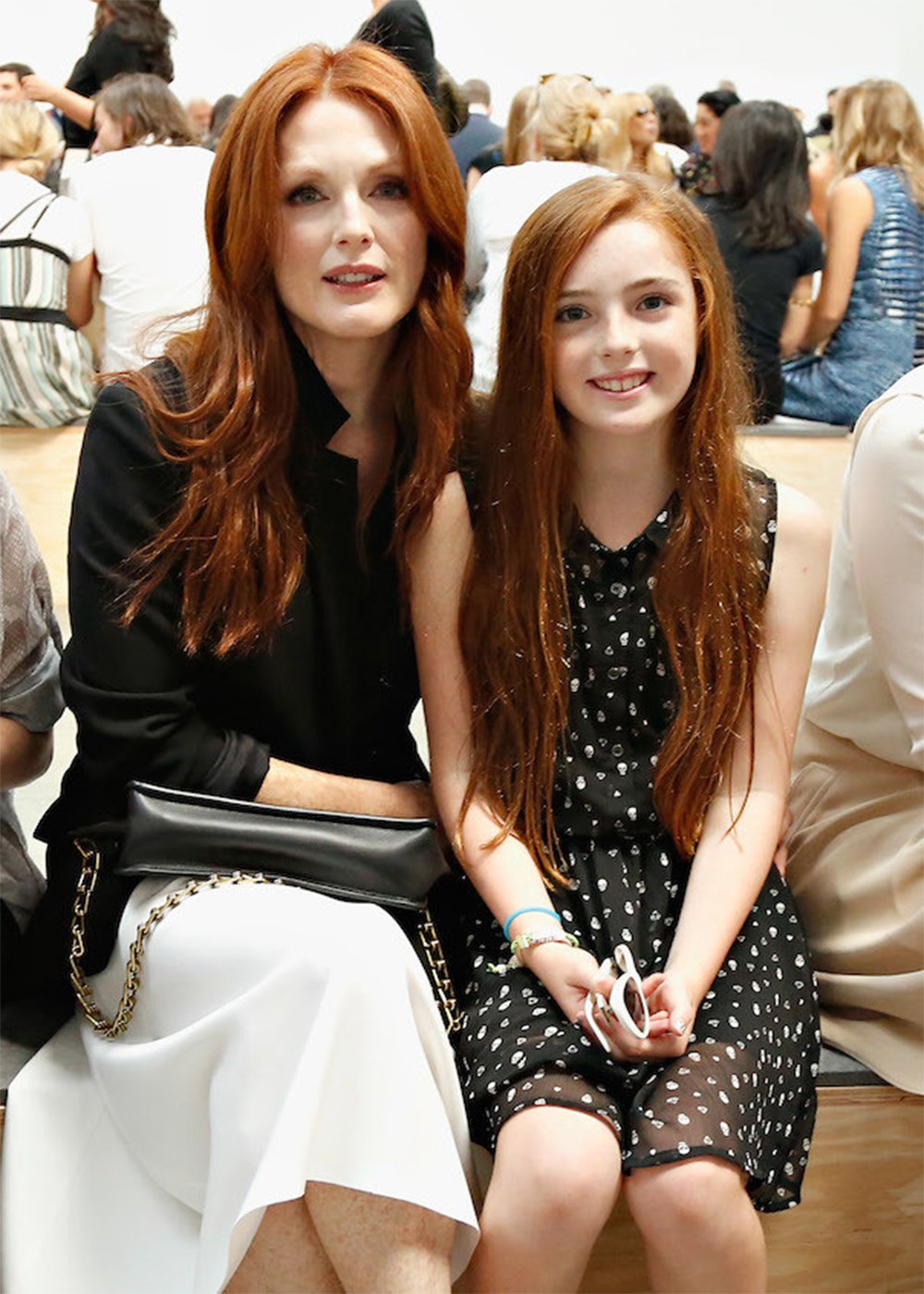 Julianne Moore and daughter Liv Moore.