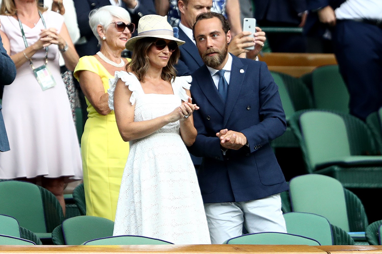 pregnant pippa middleton wimbledon