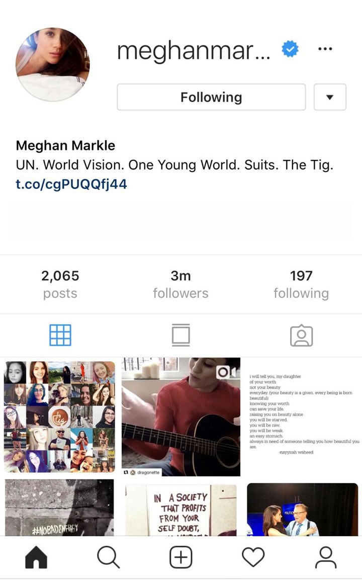 Meghan Instagram