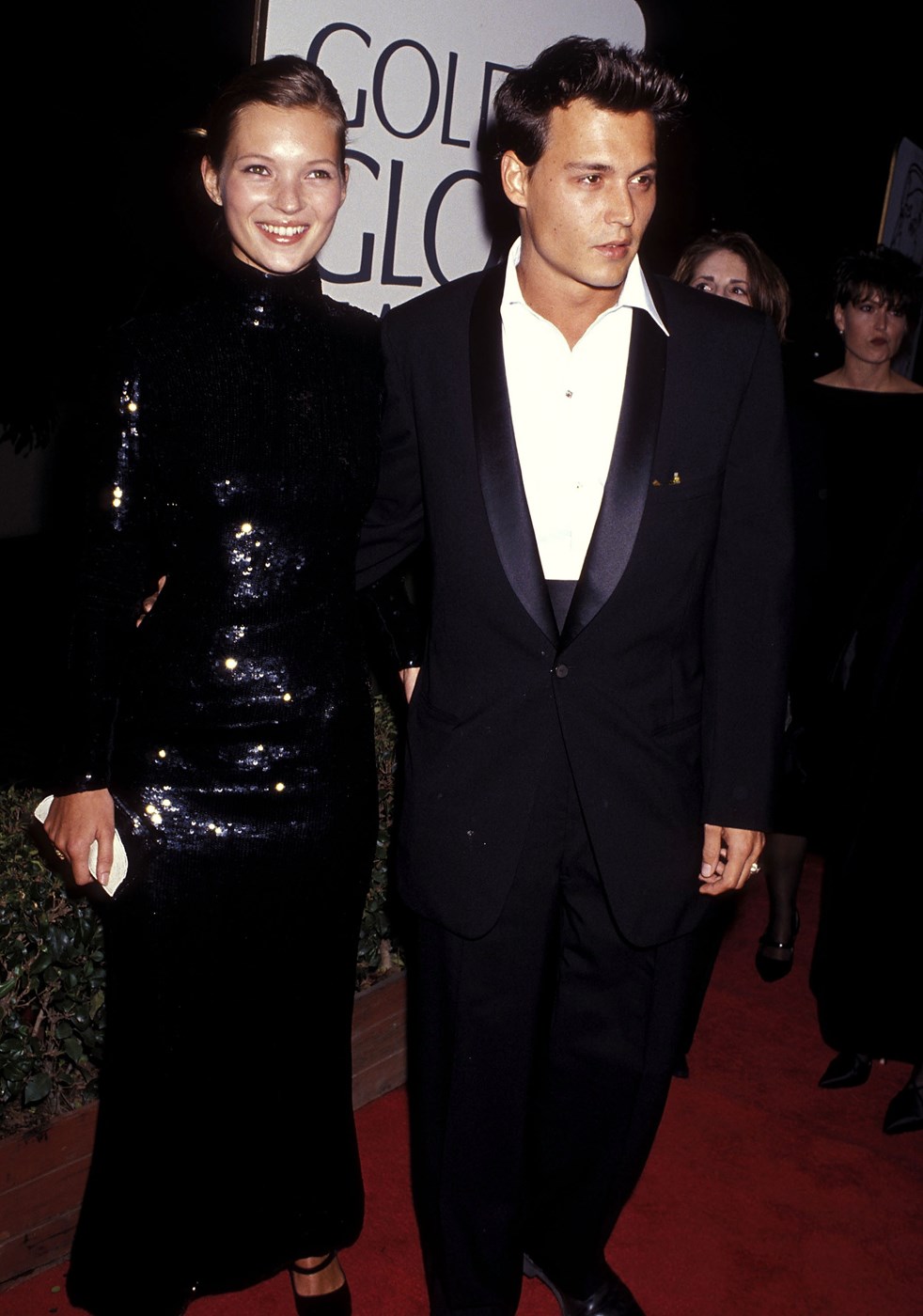 Kate Moss Johnny Depp Golden Globes