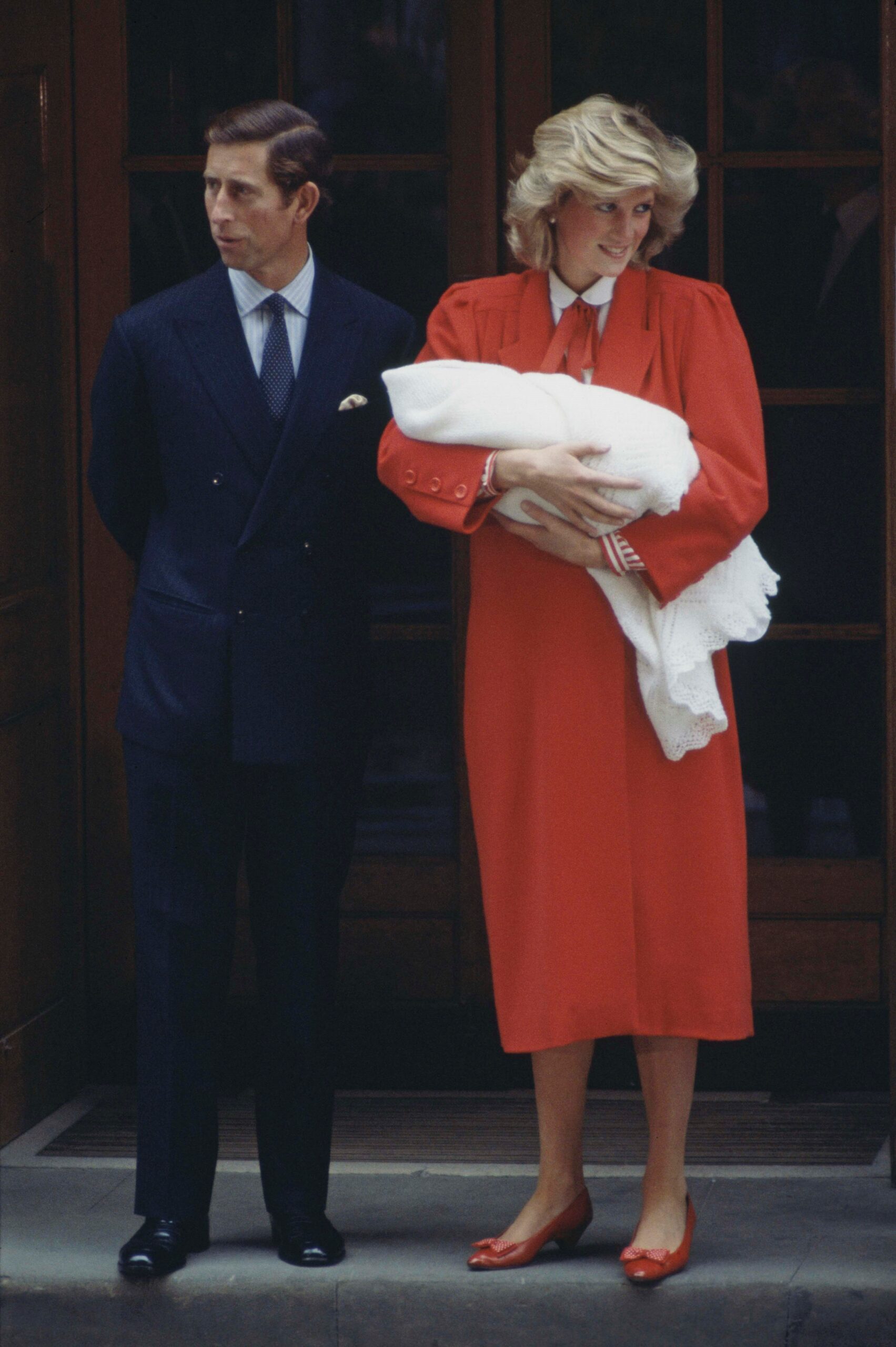 Princess Diana and Prince Charles with Prince Harry on September 16, 1984