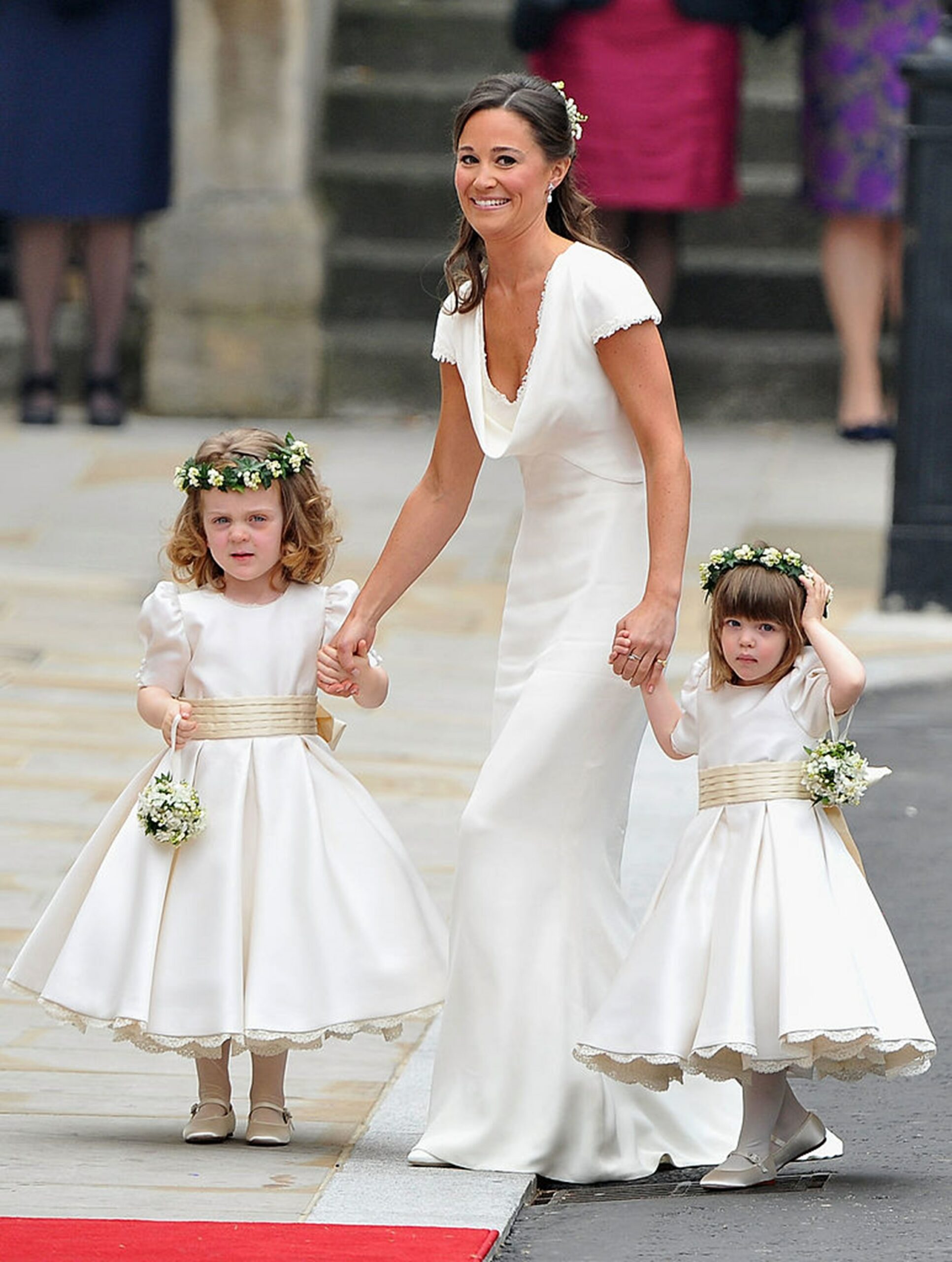Bridesmaids at the wedding of Kate Middleton and Prince William