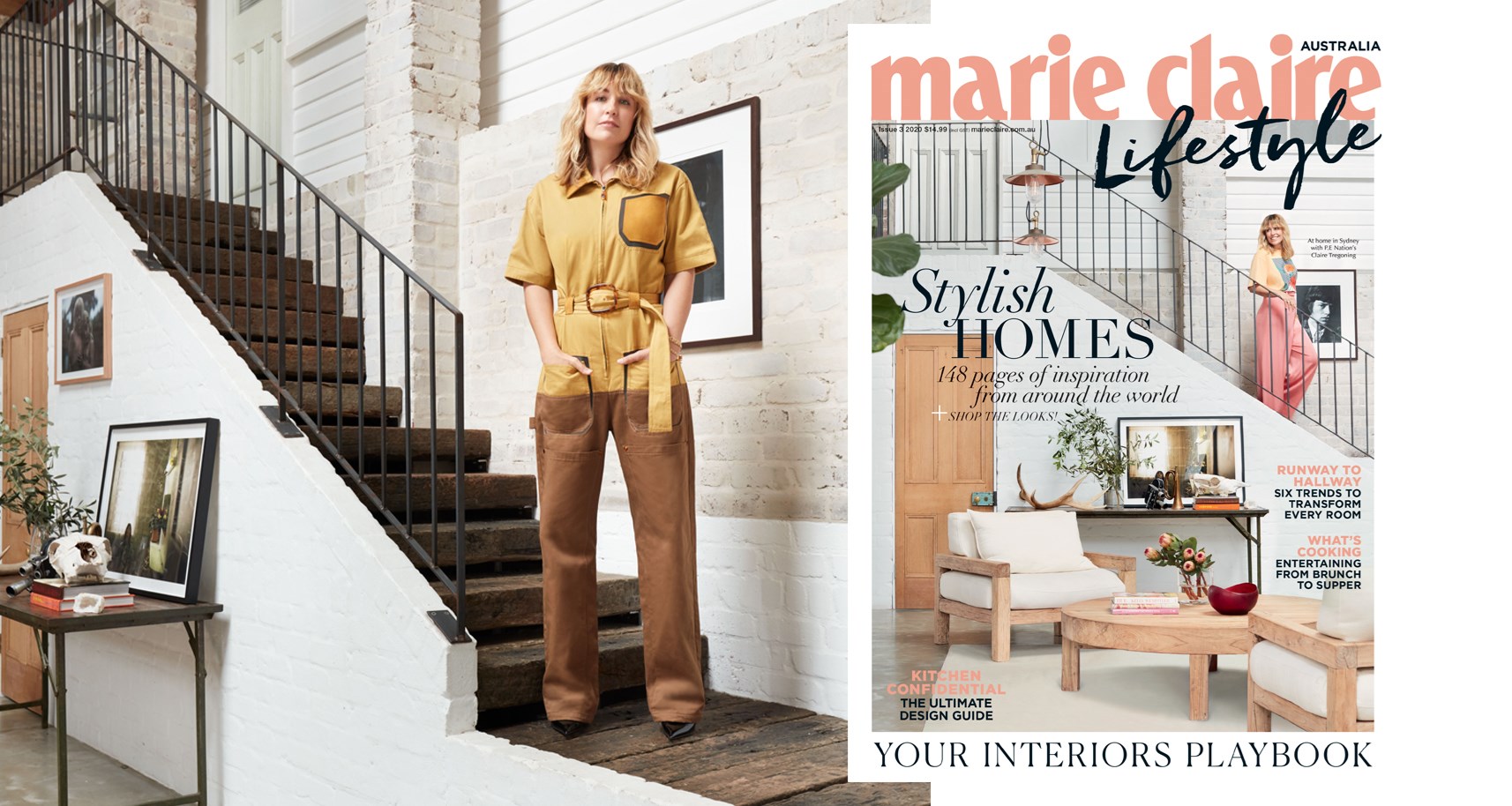 House Goals: marie claire Lifestyle’s Latest Issue Is Out Now With P.E. Nation’s Claire Tregoning On The Cover