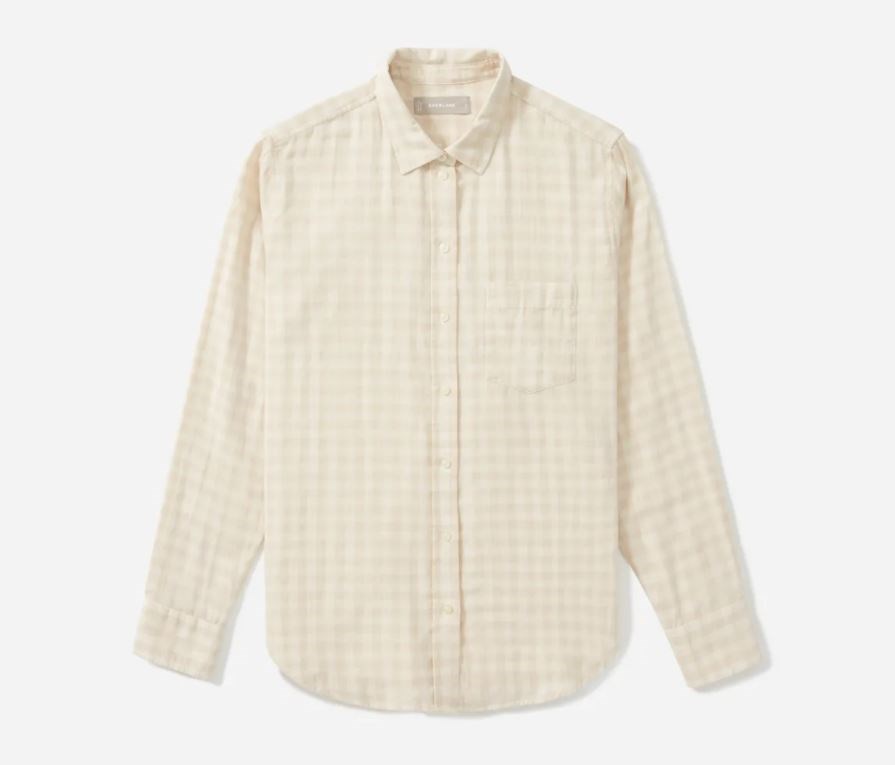 everlane gingham shirt