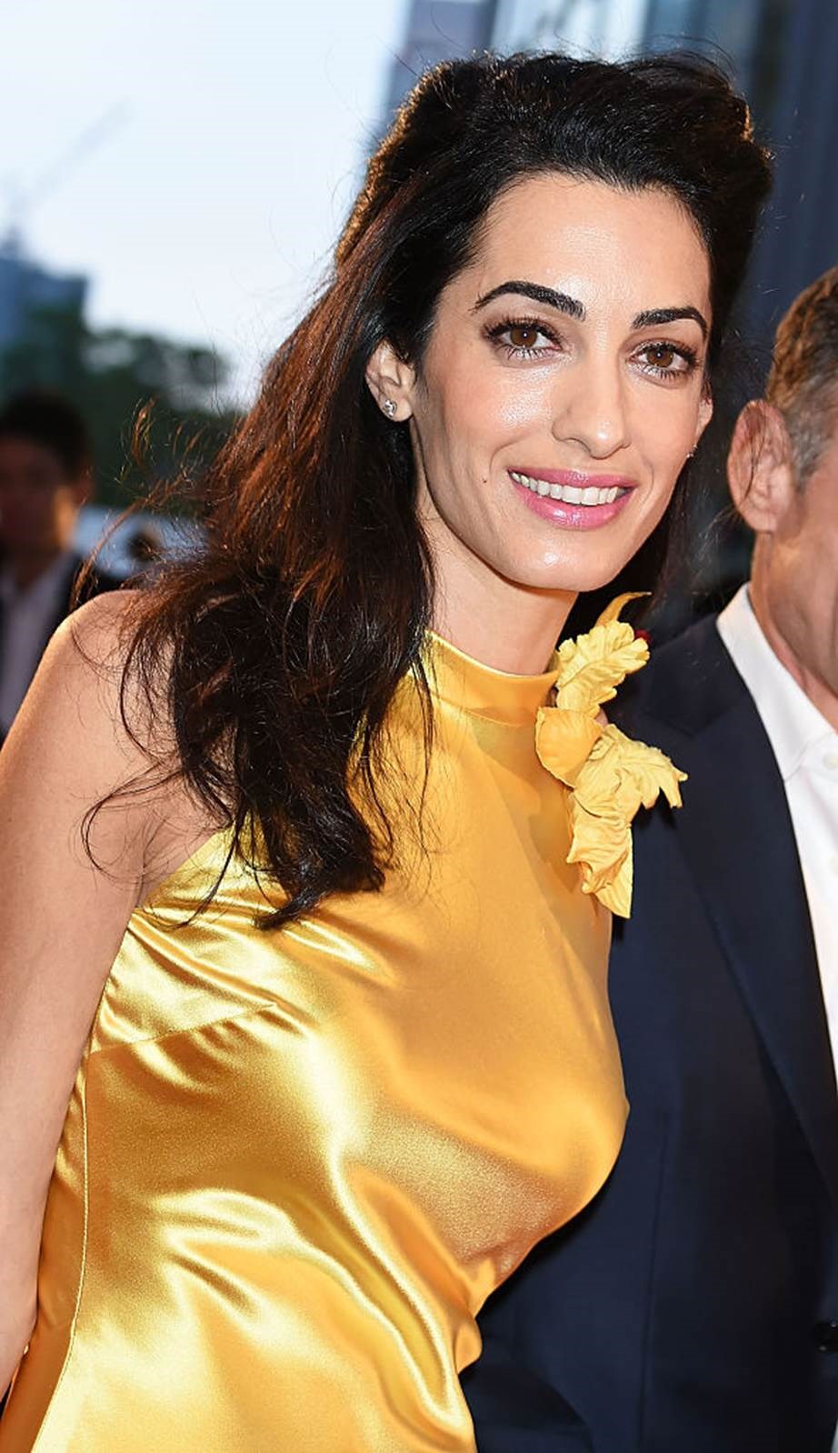 Amal pictured in May 2015 at the Tomorrowland premiere.