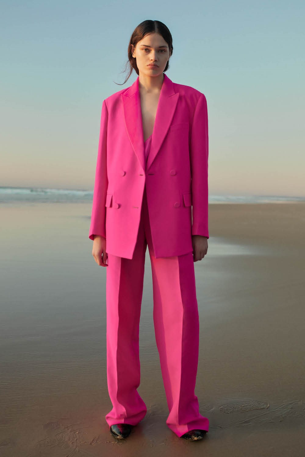 pink valentino suit