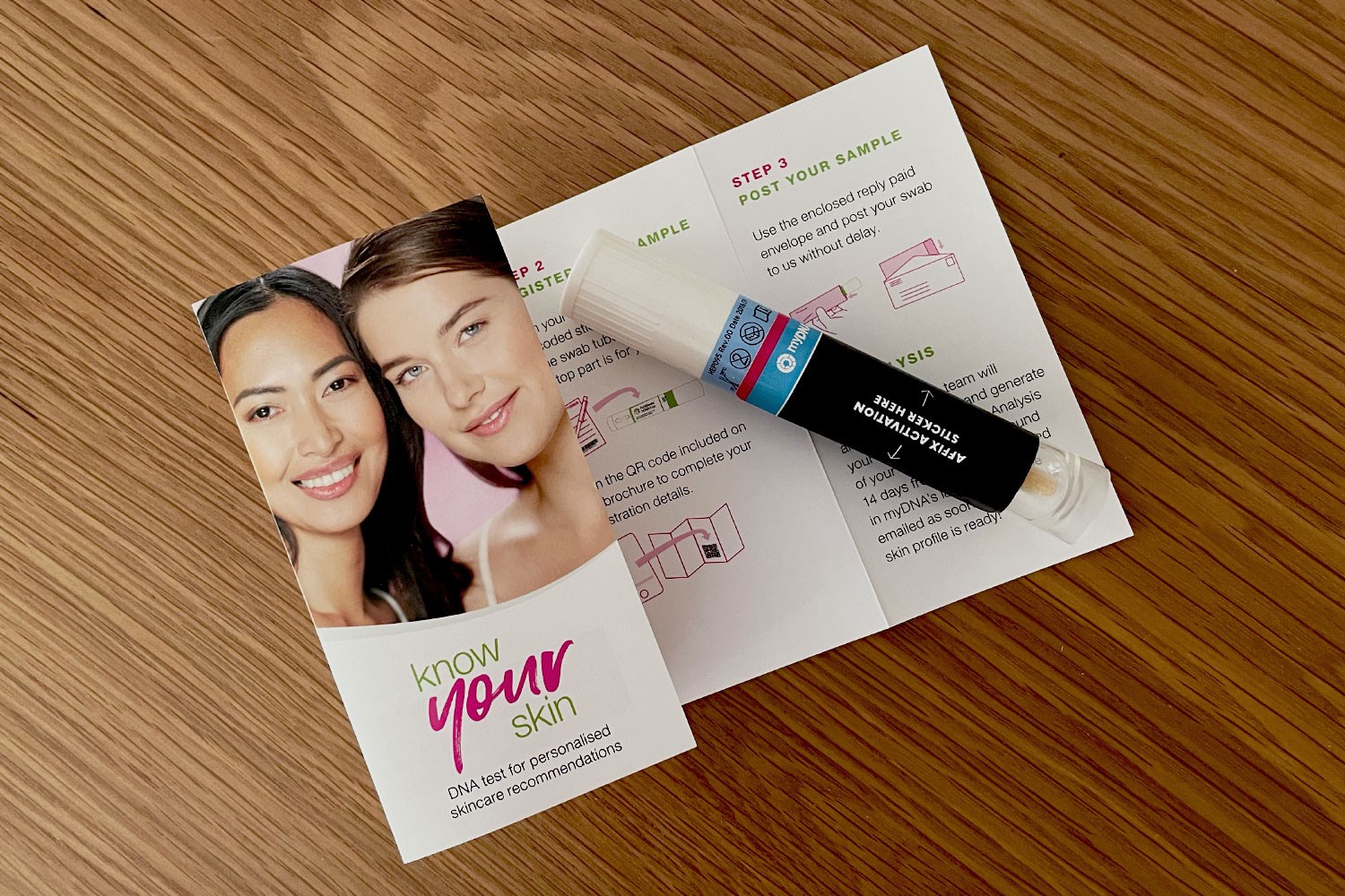 myDNA priceline know your skin DNA testing kit