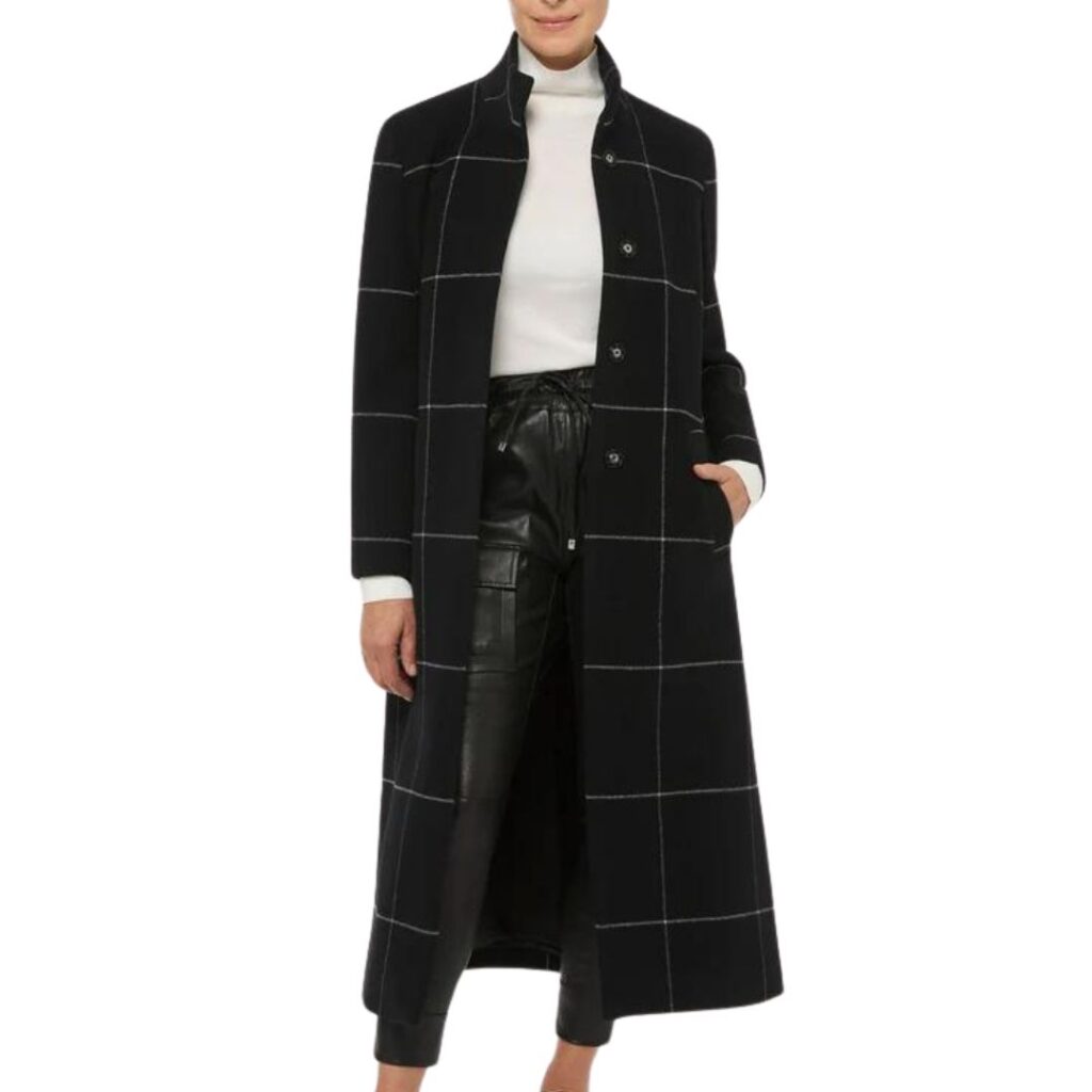 Manning Cartell Windowpane Check Coat 