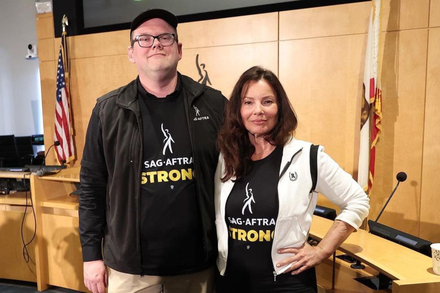 fran-drescher-sag-aftra-strike-announcement-event