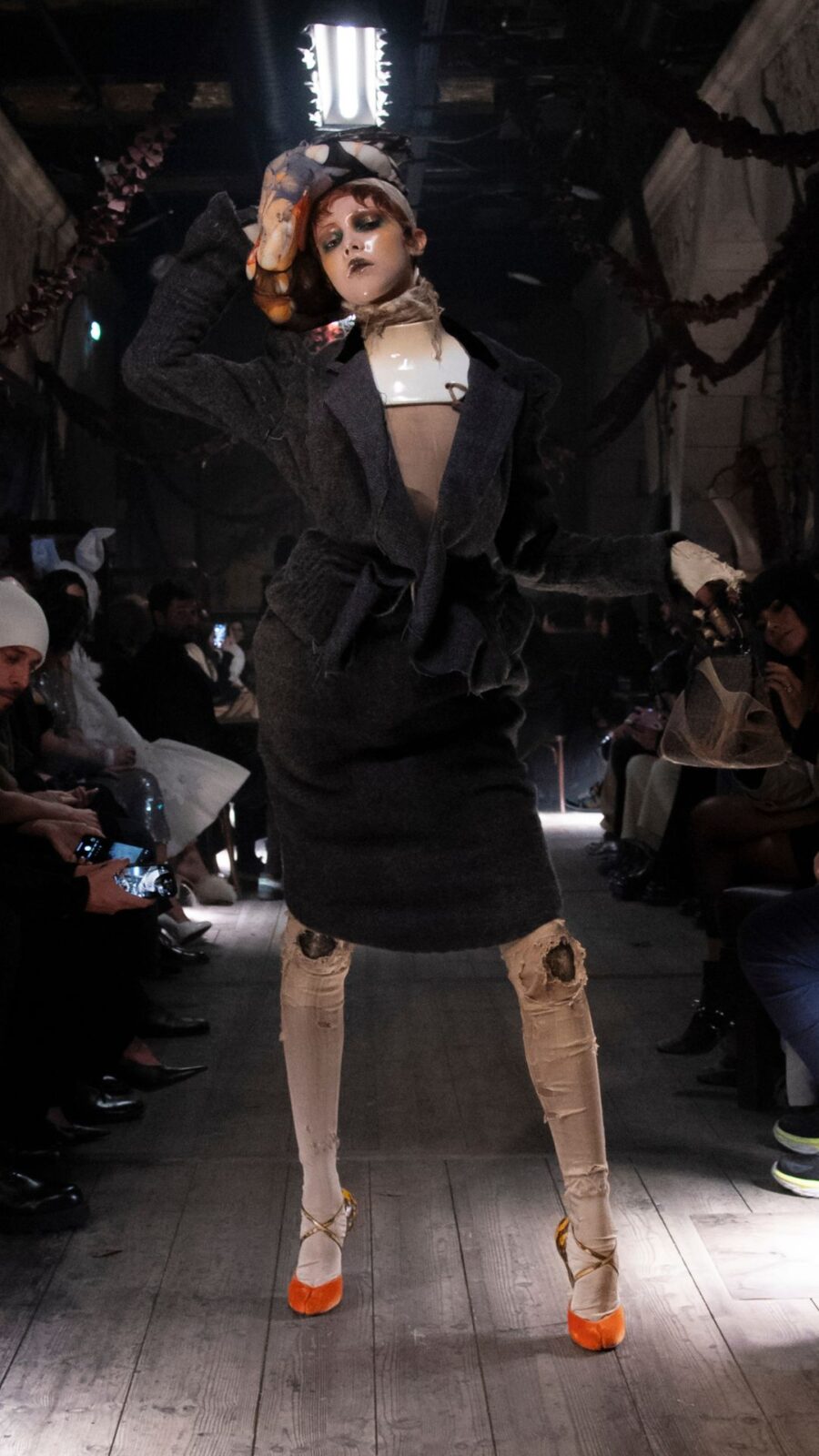 Gwendoline Christie's Doll Transformation On The Maison Margiela Runway ...