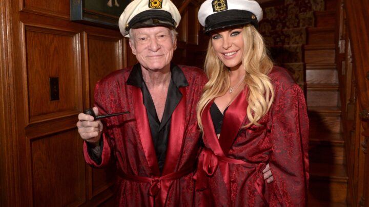 Crystal and Hugh Hefner