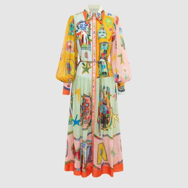 alemais shirt dress