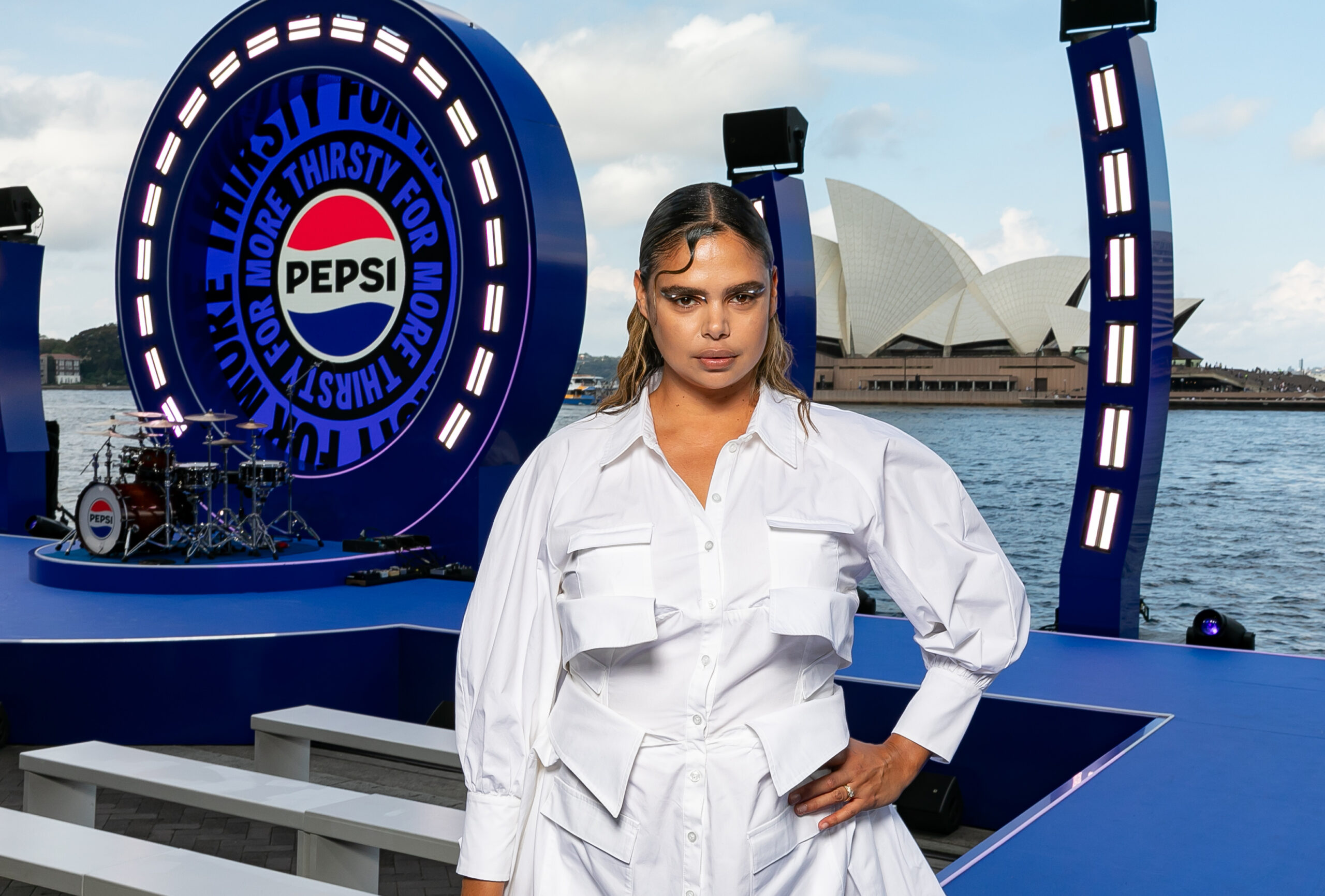 Samantha Harris On Future Fashion, Australian Designers And Walking The  Pepsi Runway | marie claire