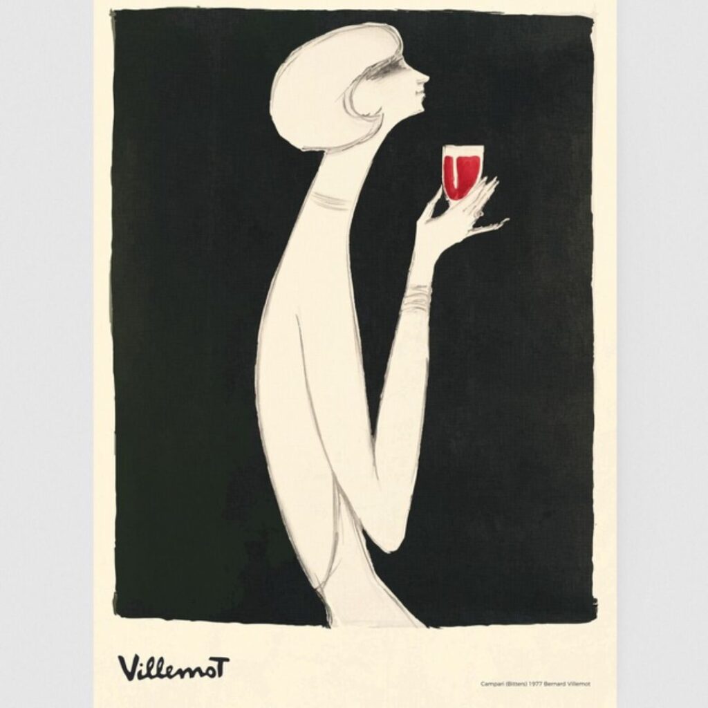 Rouge Campari by Bernard Villemot Art Print 