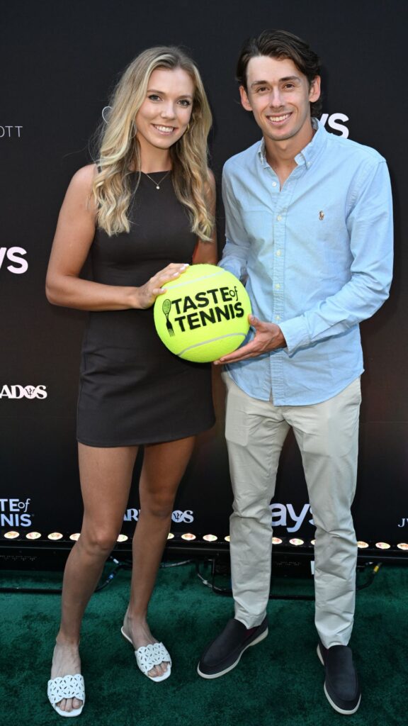 Alex de Minaur and Katie Boulter