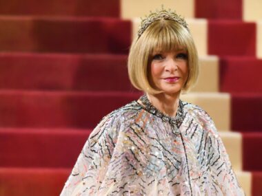 Anna Wintour at the Met Gala.