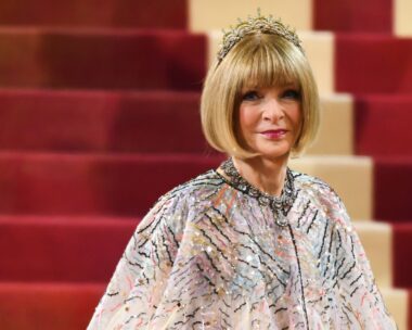 Anna Wintour at the Met Gala.