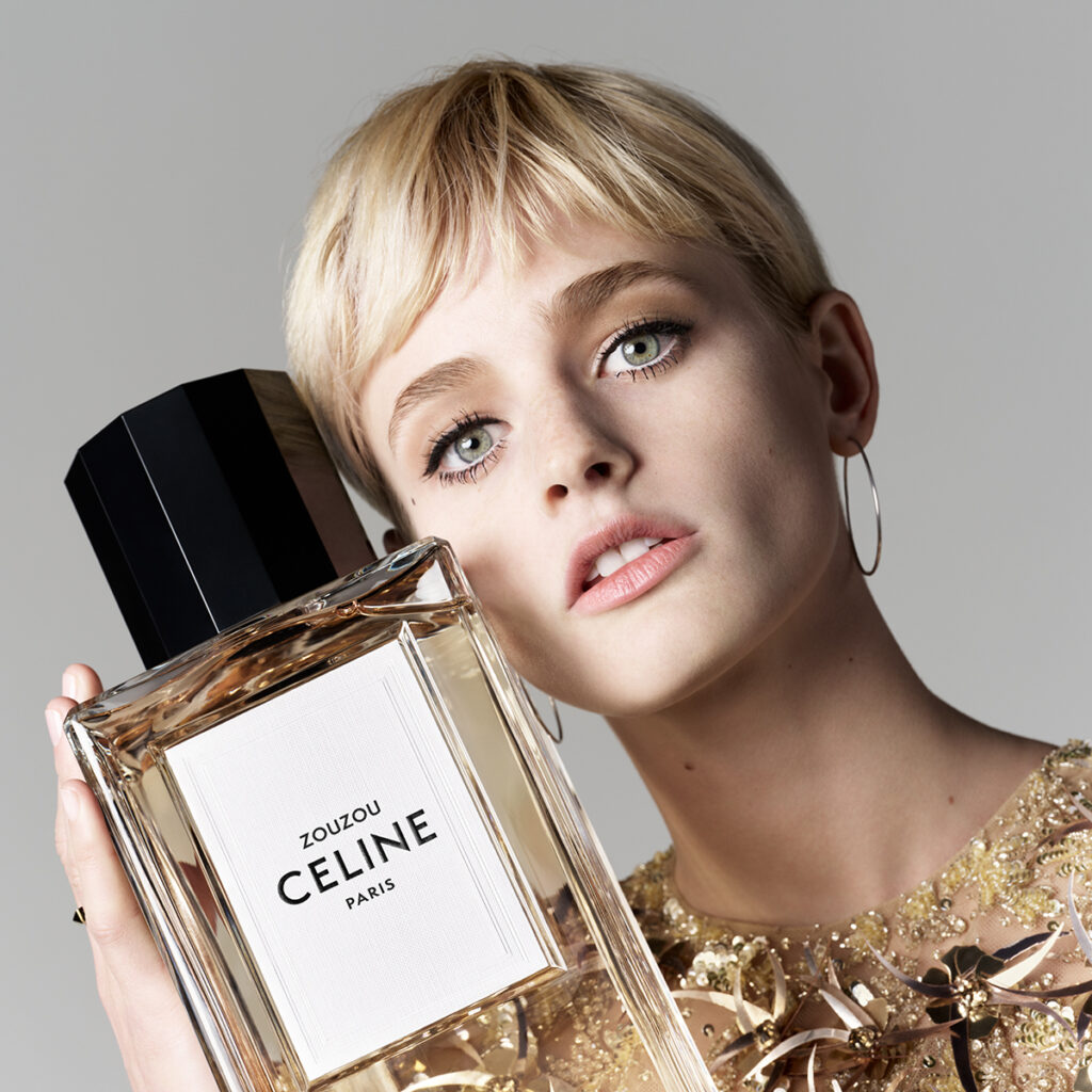 celine zouzou perfume campaign with esther rose mcgregor