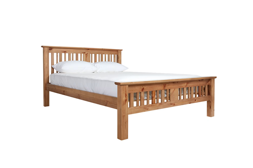 The Kimberley wooden bed frame from James Lane.