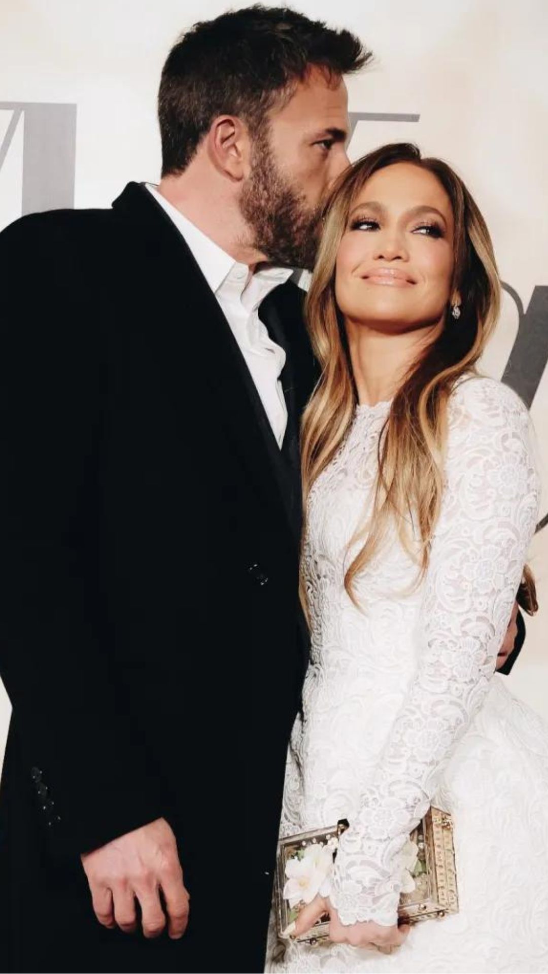 jennifer lopez and ben affleck at the premiere of marry me
