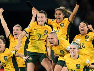 The Matildas during the 2023 fifa womens world cup