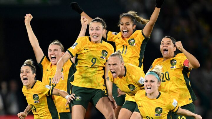 The Matildas during the 2023 fifa womens world cup