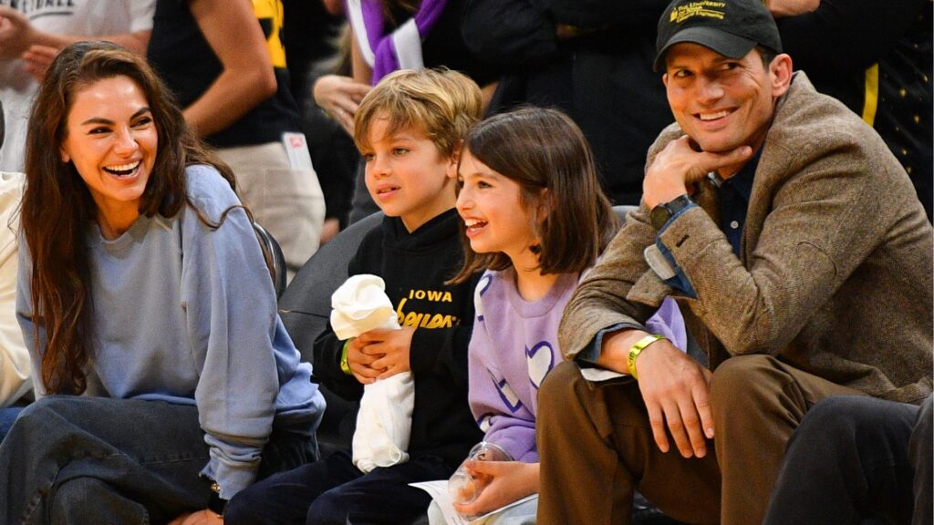 Mila Kunis and Ashton Kutcher's children. 