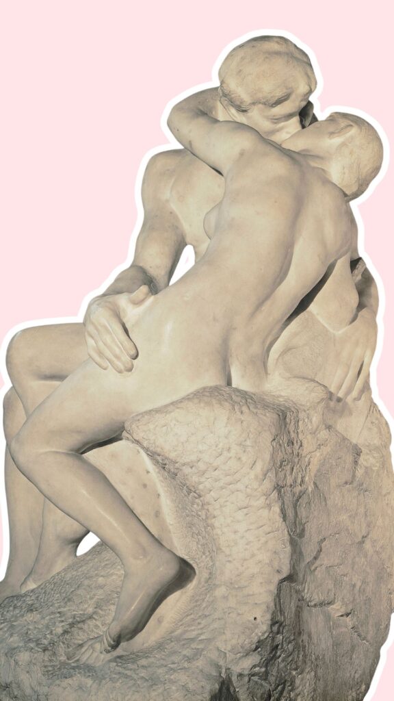 a statue of sexual partners