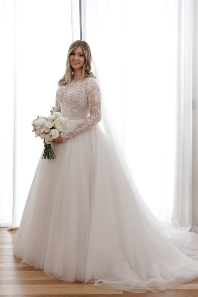 brittany higgins wedding dress