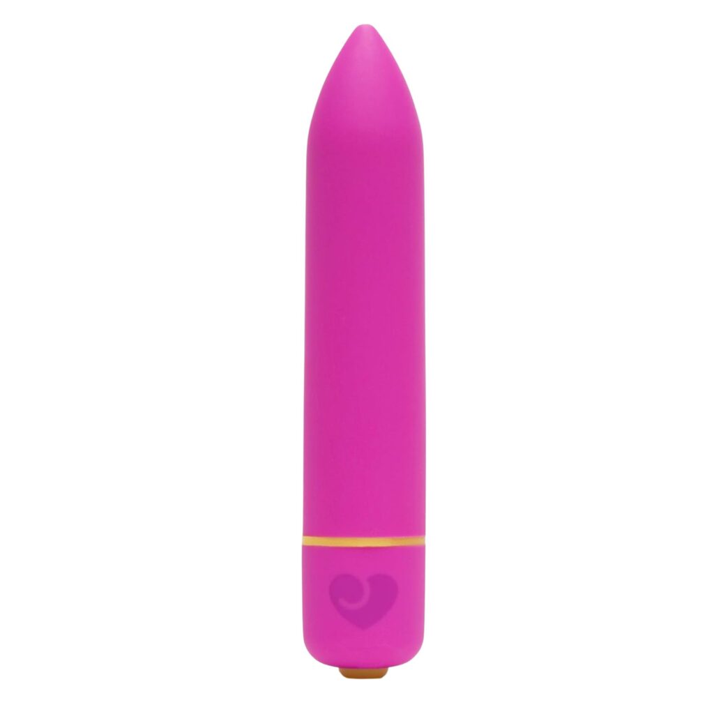 The Lovehoney Excited is a 3.5 inch bullet vibrator perfect popping in your purse or toiletry bag - we love the hot pink colour. 