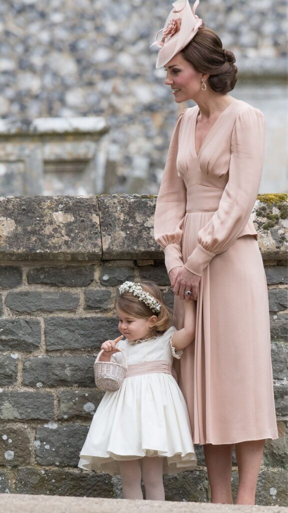 Kate Middleton and Princess Charlotte in 2017.