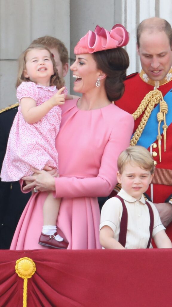 Kate Middleton and Princess Charlotte in 2017. 