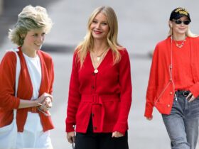 These Red Cardigans Will Brighten Up Your Winter Wardrobe