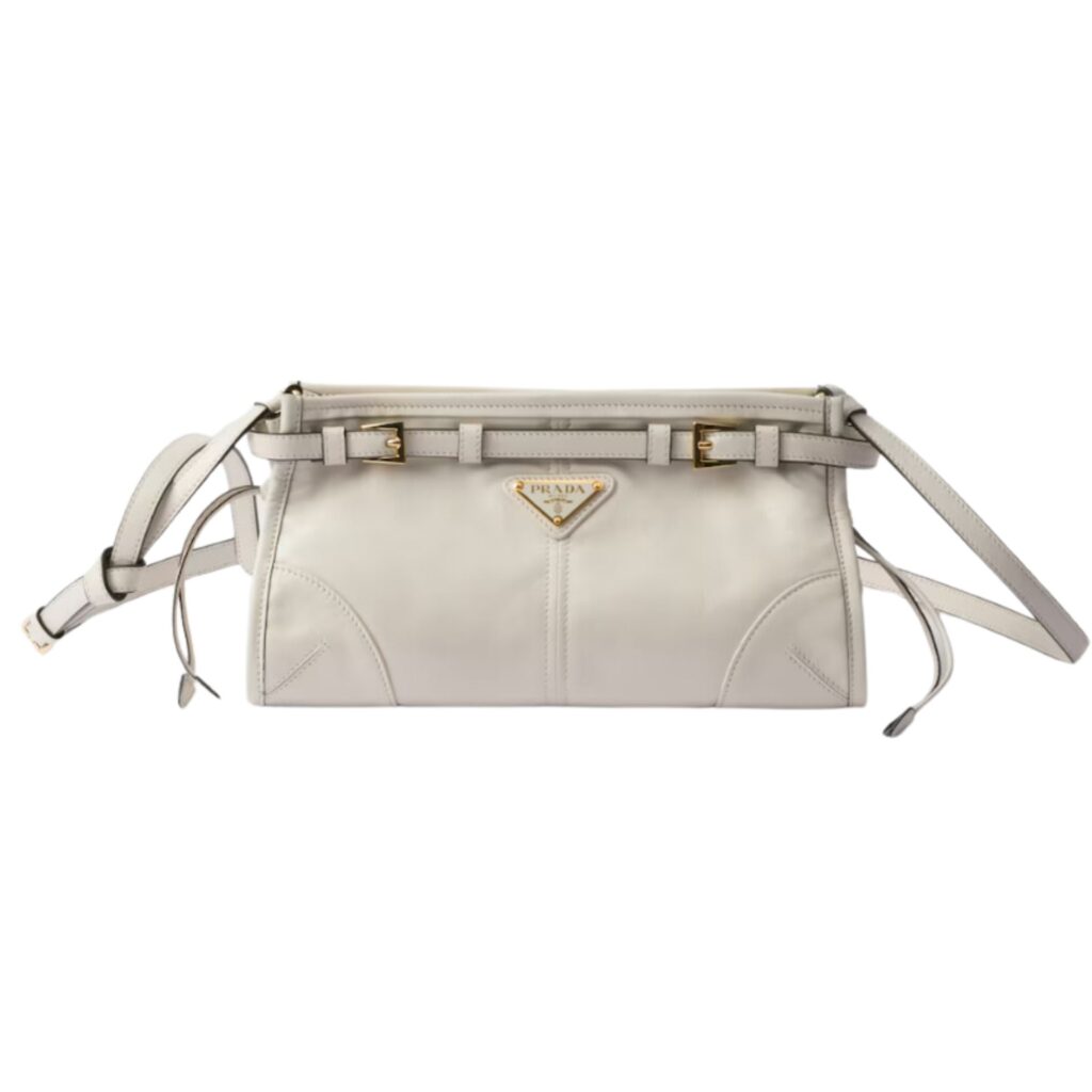 Prada shoulder bag in cream