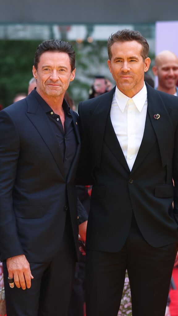 Ryan Reynolds and Hugh Jackman in 2024.