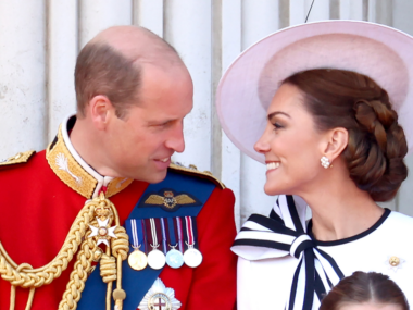 Photo of Prince and Princess of Wales at Trooping the Colour 2024.