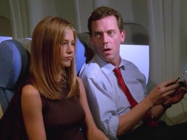 Women sitting next to men on flights.