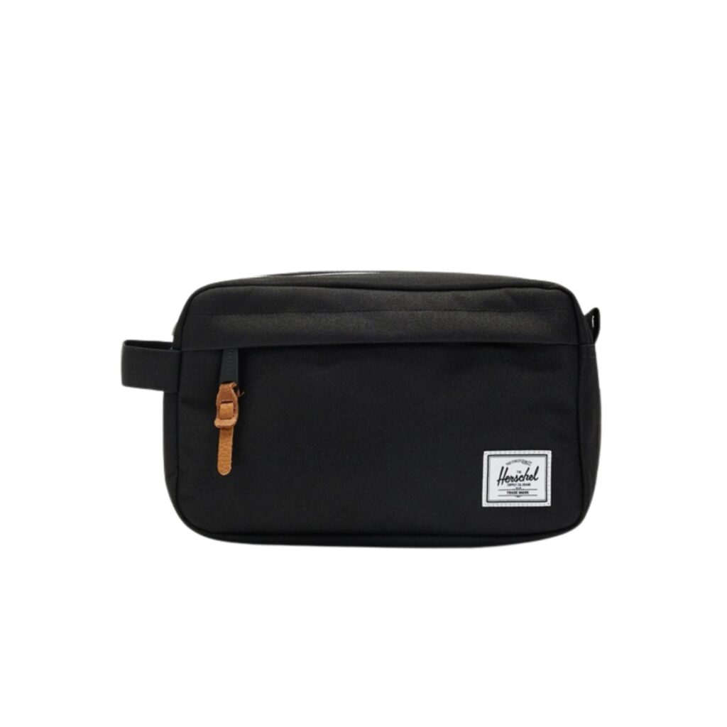 The Herschel travel toiletry kit keeps things simple and is perfect for the man in your life (or simply a minimalist person) who wants a practical, sturdy bag in which they can keep their essentials. With an exterior pocket for a comb and interior mesh storage sleeves to keep things neat, it also features waterproof closures to protect bathroom items. 