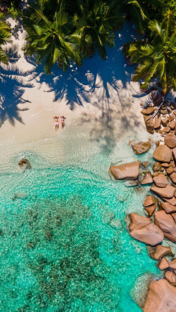 Seychelles honeymoon. 