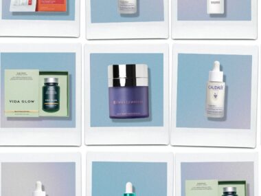 A collection of skincare treatments featured in Marie Claire beauty director Sally Hunwick's roundup.