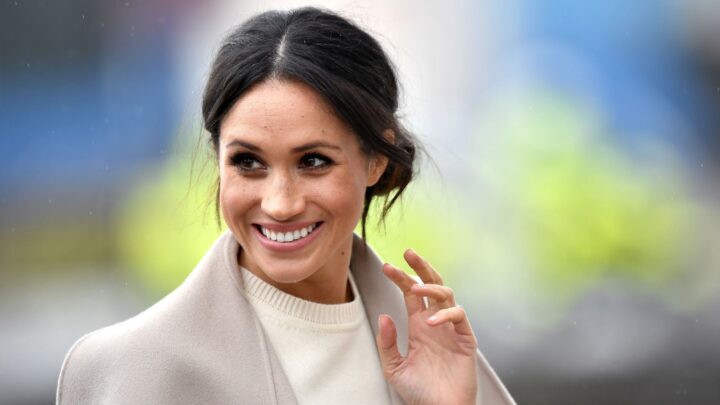 Meghan Markle is seen ahead of her visit with Prince Harry to the iconic Titanic Belfast during their trip to Northern Ireland on March 23, 2018 in Belfast, Northern Ireland, United Kingdom.