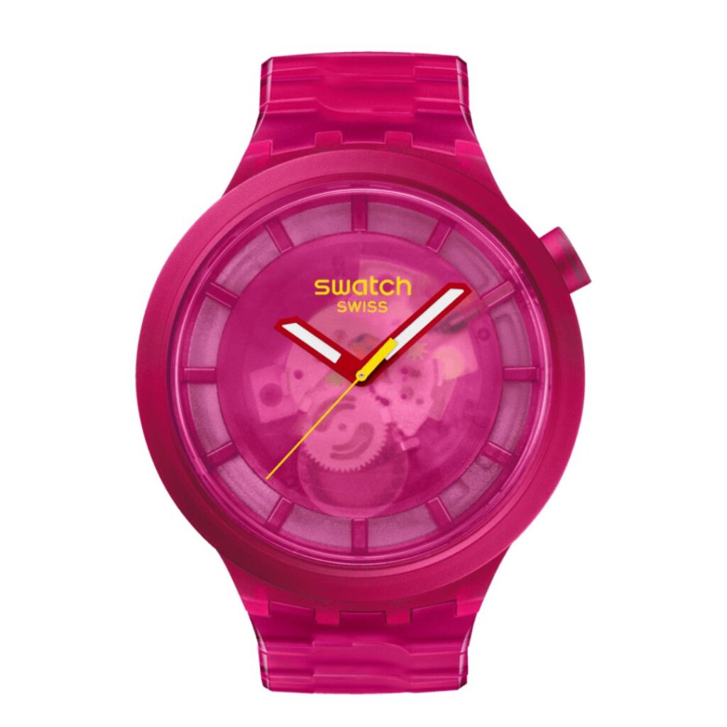 swatch colours of joy pink watch