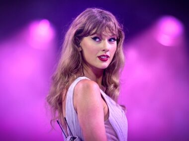 Taylor Swift performs onstage during "Taylor Swift | The Eras Tour" at Wembley Stadium on August 15, 2024 in London, England.