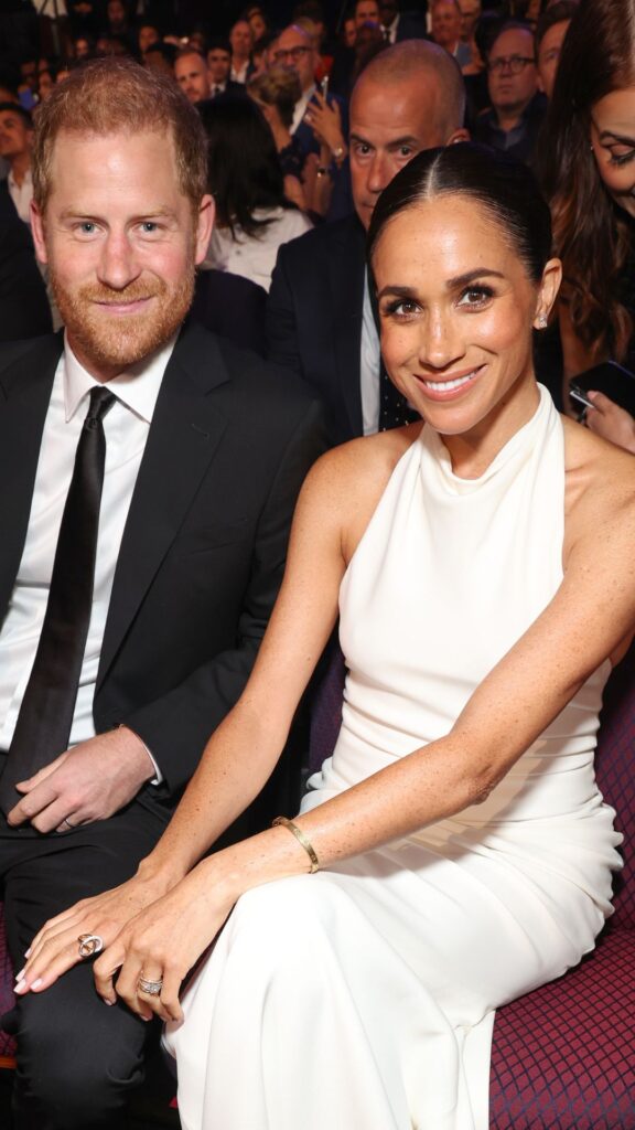 Prince Harry, Duke of Sussex and Meghan, Duchess of Sussex attend the 2024 ESPY Awards at Dolby Theatre on July 11, 2024 in Hollywood, California.