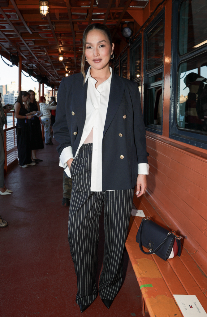 Nicole Warne at the Tommy Hilfiger show