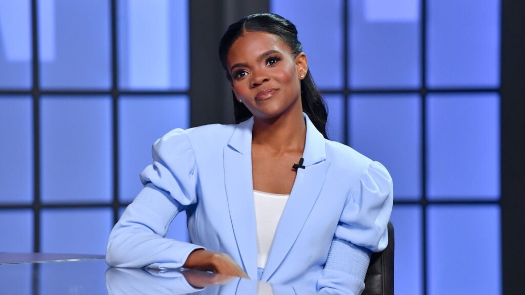 Candace Owens is seen on the set of "Candace" on July 19, 2021 in Nashville, Tennessee. T