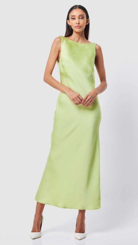 pastel green bridesmaid dress