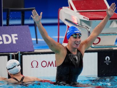 timekeeper omega represented at the swimming paralympics in paris