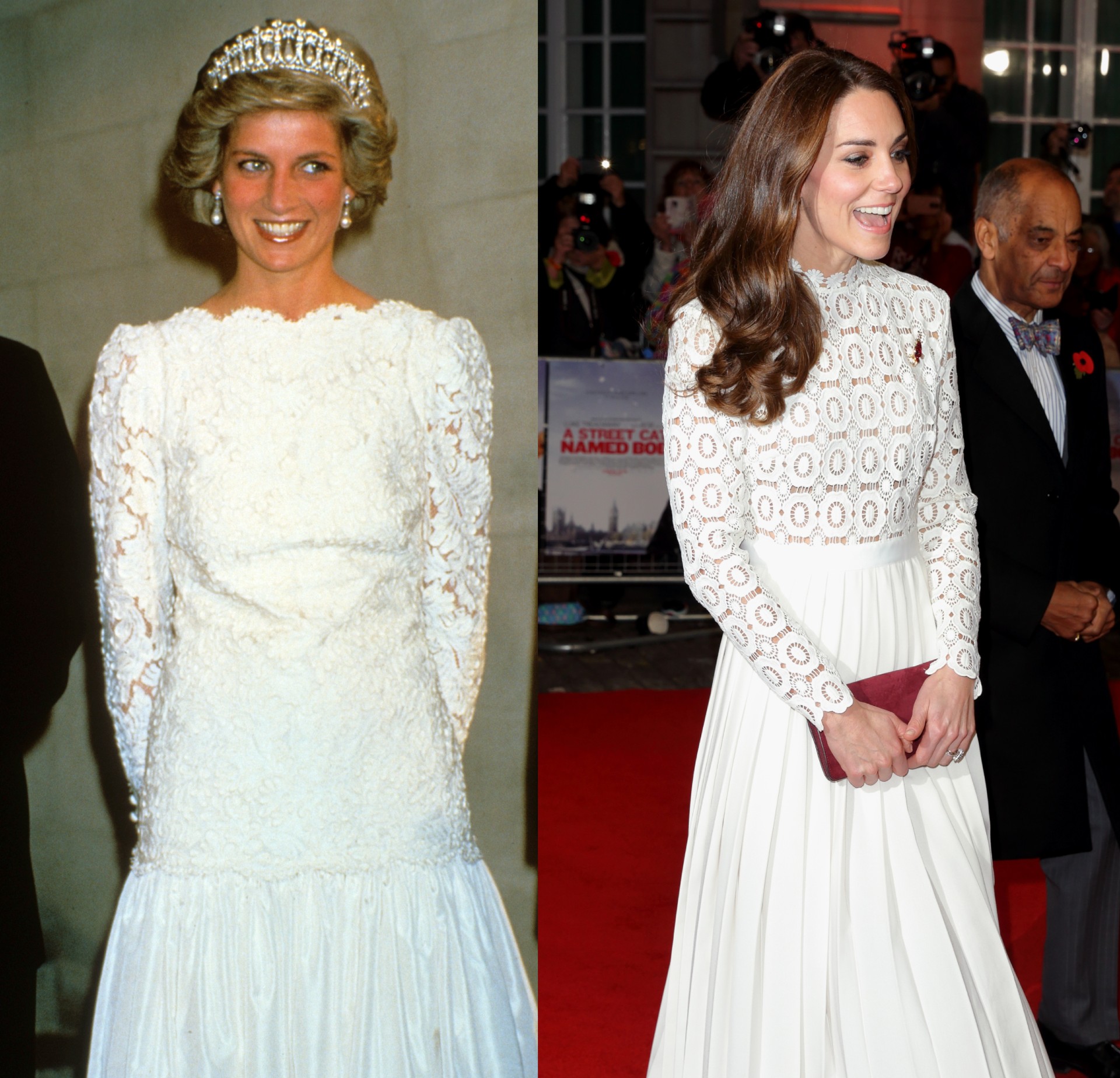 princess-kate-diana-white-high-neck-dress