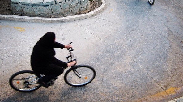 Iranian women are fighting back with pedal power